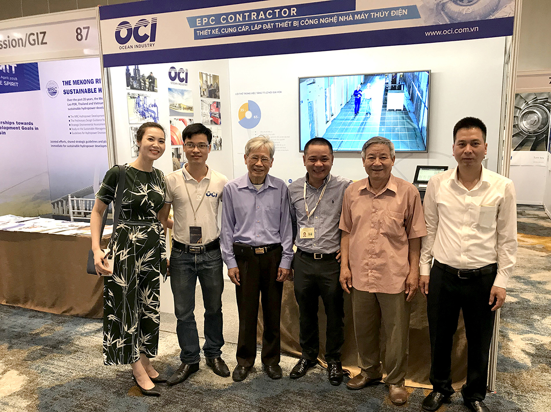 OCI team in Seventh International Conference and Exhibition on Water Resources and Renewable Energy Development in Asia 2018